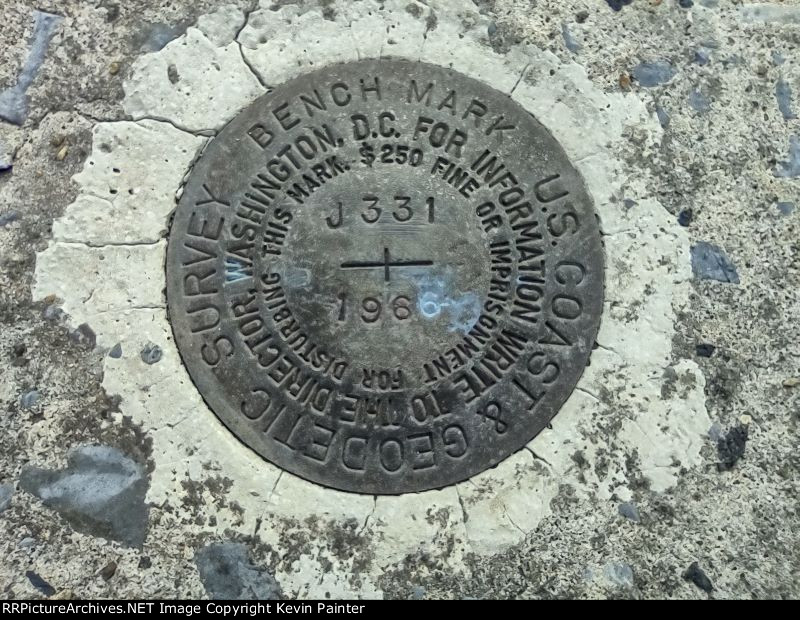 USC&GS Bench Mark on PRR (NS) Tuscarora Creek bridge